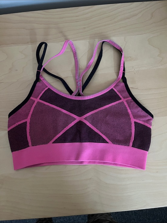 Champion Other - 7/$20 Seamless Pink Sports Bra with Contrast Black Straps